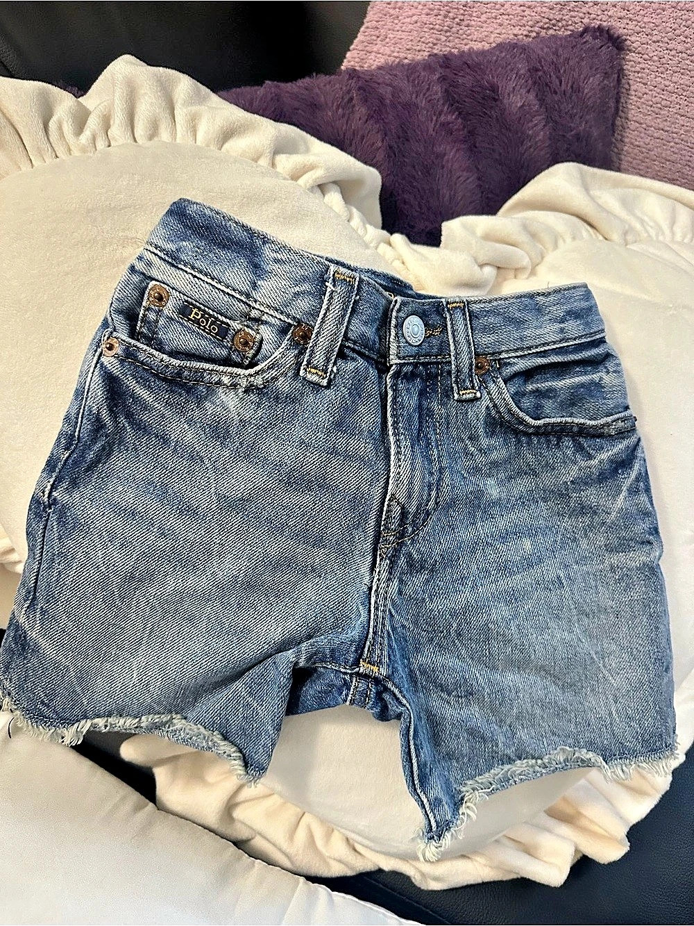 Toddler polo Ralph Lauren denim shorts Denim Jean Shorts Blue size 4T